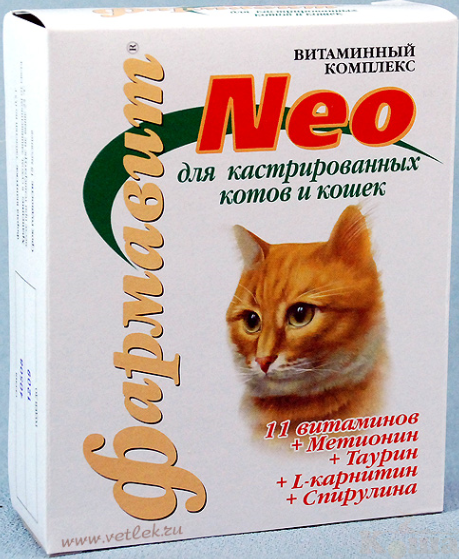 Витамины для беременных кошек